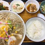 ラーメンつじ久 - 塩ワンタンメン・ライスセット