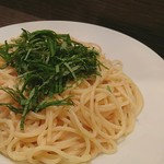 魚の棚パスタバール - 明太子と青じそのパスタ