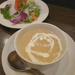 魚の棚パスタバール - スープ&サラダ