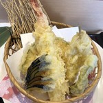 華松 - 寿司･天ぷら･あんかけうどん 1,580円(税別)
※天ぷら