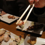 鳥げん - 初「ぼんじり」です。