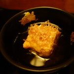 懐石 辻留 - 進肴：湯葉揚げ出汁