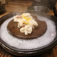 個室焼肉匠 - 炙りホルモン　余分な脂が抜けて旨みだけが残るらしい
