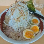 Taiga - こってりねぎラーメン@850円（玉子@100円）