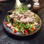 炭火焼鳥あずま - 豚しゃぶ風サラダ