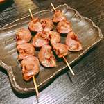 炭火焼鳥あずま - はつ塩