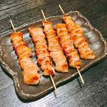 炭火焼鳥あずま - ぼんじり塩