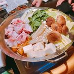 炭火焼鳥あずま - 鶏鍋