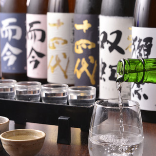 プレミアム日本酒ご用意しています！