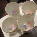 馳走なかむら - お抹茶についていた金平糖