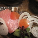 馳走なかむら - 奄美の本マグロ、アイナメの焼き霜