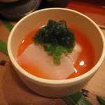 馳走なかむら - 突き出し、兜をとって