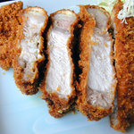 とんかつ石松 - ロースかつ断面