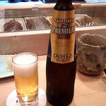 Sushi Tatsumi - 国産ビールで１番好きなプレミアムモルツ