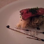 イタリア料理 pero - カイノミ♪イタリア米リゾットと、里いもと舞茸の‥‥なんだっけ？笑