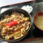 どんどん亭 - ヒレカツ牛丼（￥890）
