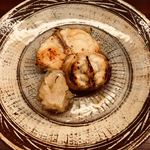 木山 - 河豚の幽庵焼き 鉄皮おろし添え