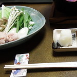 海石榴 - 天城軍鶏のわさび鍋