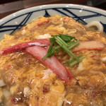 丸亀製麺 古川店 - かに玉あんかけうどん