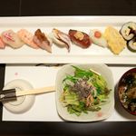 北新地五郎寿し - 20171214にぎり寿しランチ