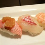 北新地五郎寿し - 20171214にぎり寿しランチ・一部