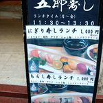 北新地五郎寿し - 20171214メニュー３