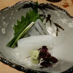 旬味 泰平 - 赤いか，能登産サヨリ造り