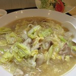 BOUNO参丁目 - この日の日替わり定食は酸辣湯のセットでした。
      