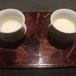 茶禅華 - 杏仁豆富 二つの温度で