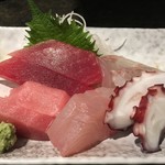 魚盛 - ★本日のランチ 刺身（まぐろ・かんぱち・すずき・たこ盛合せ）★