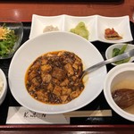 神戸中華 うえばやし - Ａセット：麻婆豆腐