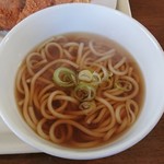 こだま食堂 - うどん（ヒレカツ定食）