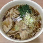 箱根そば本陣 - 肉そば500円