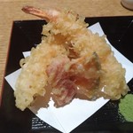 亀甲屋 - エビと旬野菜の天ぷら