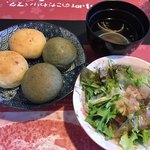 ニーニャニーニョ 桜小町 - 薬膳スープ・サラダ・和パン(2人分)