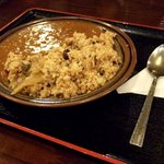 身土不二 - 玄米カレー（甘口・辛口）もあります。お肉はいっていません。