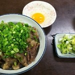 あらや食堂 - 牛すじ丼