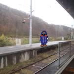 矢野駅食堂 - 車掌さん・・・