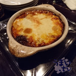 ライブカフェ＆イタリアンバール Rhodes - 「ナスミートグラタン」