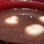 イッピン カフェ - 白玉おしるこ 2016/11/17