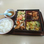 恵比須屋 - Ａ定食（980円）2017年12月