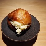 銀座 盡 - パンにバターを挟んで