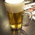 清水まぐろ館　海山 - 生ビール