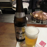 特選近江牛レストラン ティファニー - 瓶ビール(中瓶) 600円(税込648円)　(2017.11)