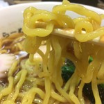 Ramen Dokoro Ayumiya - 麺のアップ…