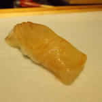 たけがみ - 平目の昆布締め　身が締まって程よい弾力