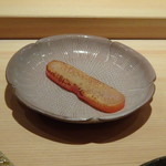 鮨 さかい - ◆カラスミ・・レア感が残り炙っていただくと美味しいこと。