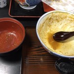 きよひら - カツカレーうどん　完食しました笑。完食しなくちゃもったいないっ！！　2017/12/14