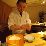 たけがみ - 店主　竹上氏