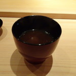 鮨 さかい - ◆赤だし・・ノドグロと河豚のいいお出汁を感じます。